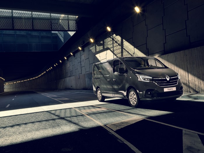 Renault Trafic Van in a Tunnel