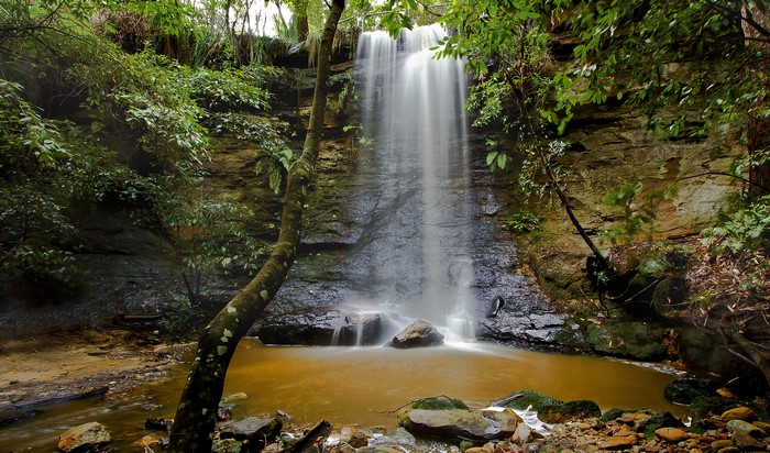 Waterfall in Morton National Park, Australia