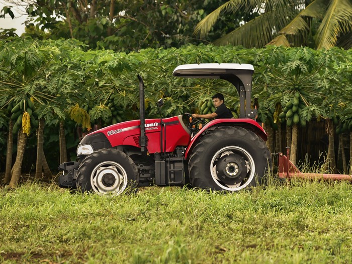 Case IH Farmall 90JXM tractor in a field