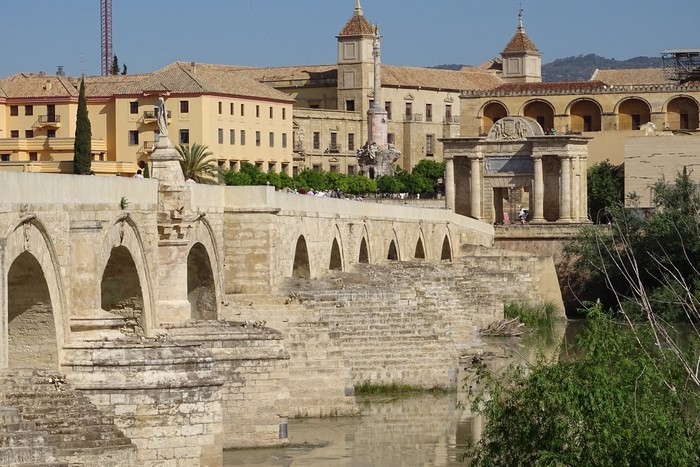 Roman Bridge and Mosque-Cathedral of Cordoba, Spain