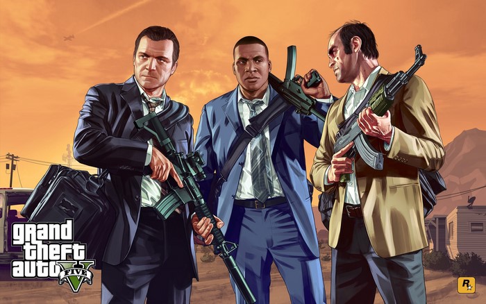 GTA 5 Trio with Assault Rifles