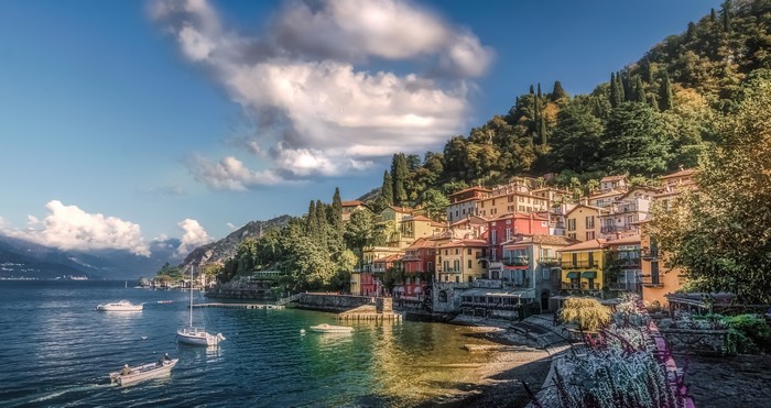 Varenna on Lake Como, Italy
