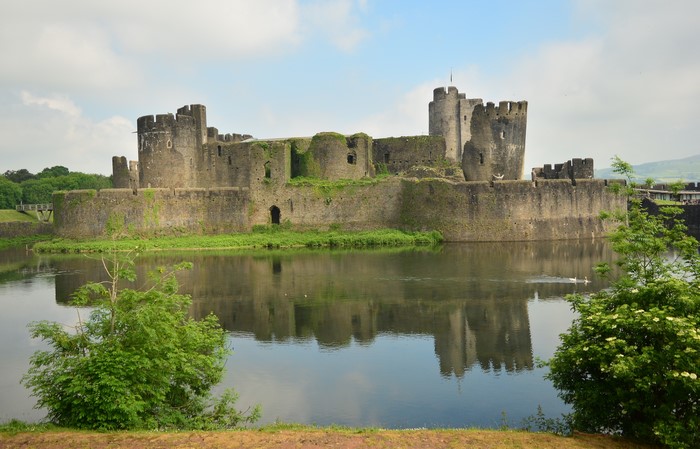 Castle Caerphilly in Wales