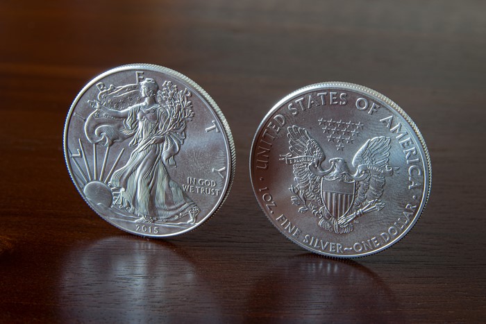 Two American Silver Eagle Dollars