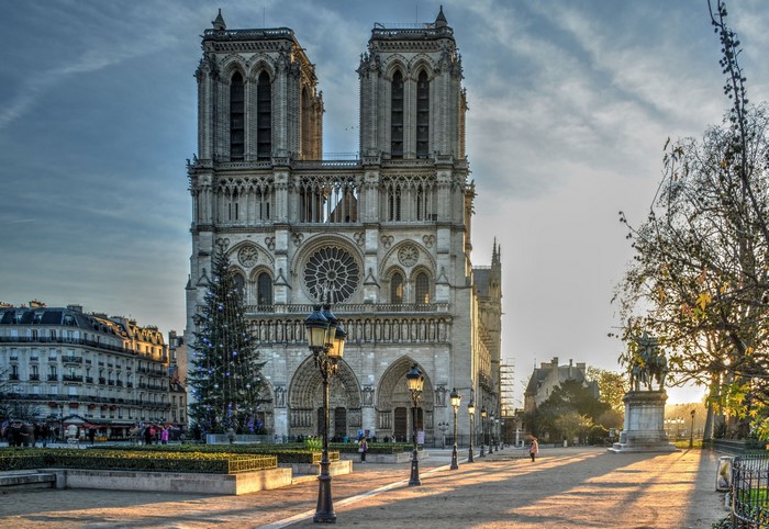 Notre Dame Cathedral in Paris, France