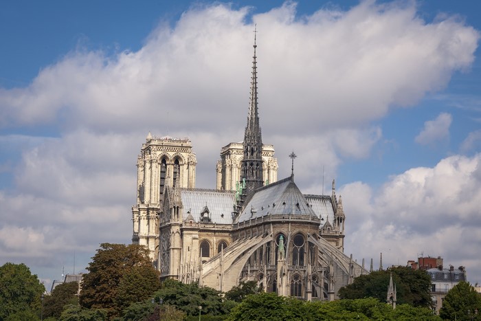 Notre Dame Cathedral in Paris, France
