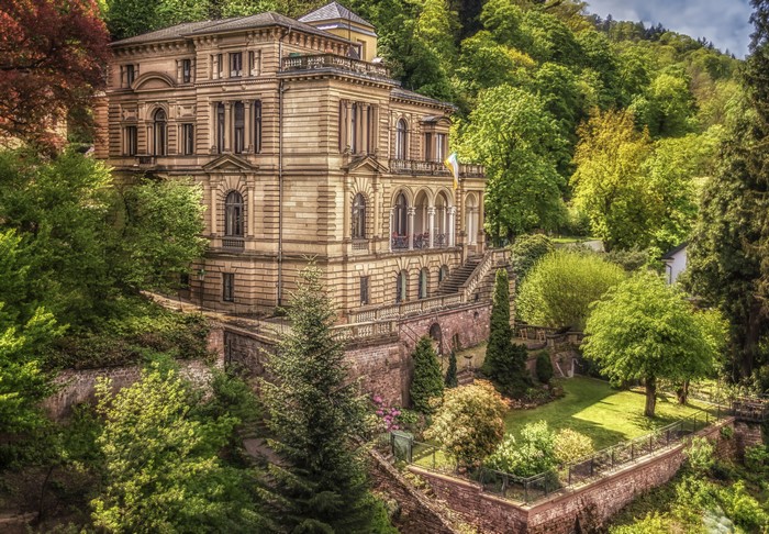 Villa Lobstein in Germany surrounded by trees