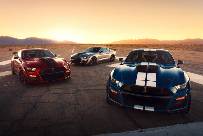 Ford Mustang Shelby GT500 2020 with Stripes