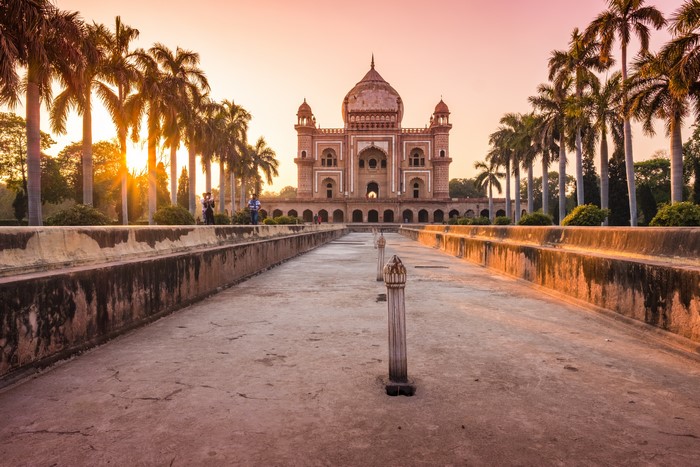 Tomb of Safdarjung, Delhi, India at Sunrise