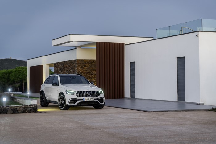 White 2019 Mercedes-Benz AMG GLC 63 S 4MATIC