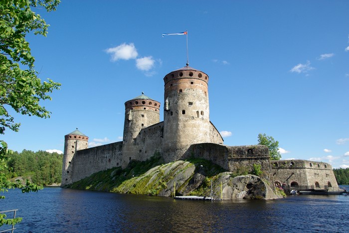 Olavinlinna Fortress in Savonlinna, Finland