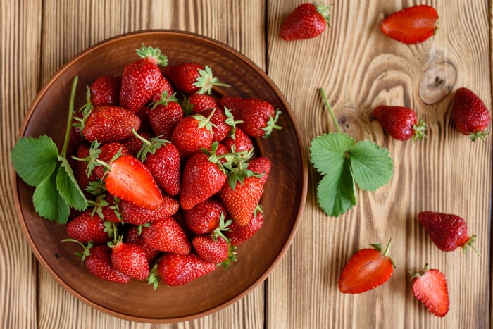 Strawberries on a Plate