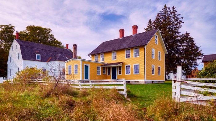 Shaker Village of Canterbury, New Hampshire Houses