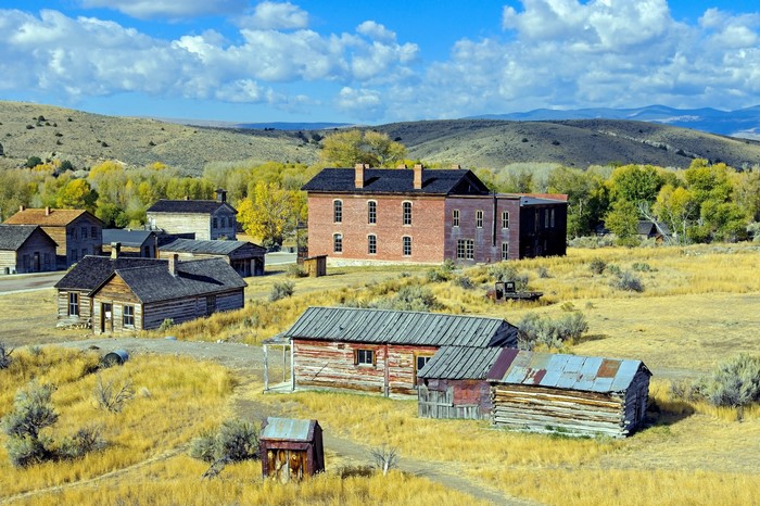 Bannack Ghost Town in Montana, USA