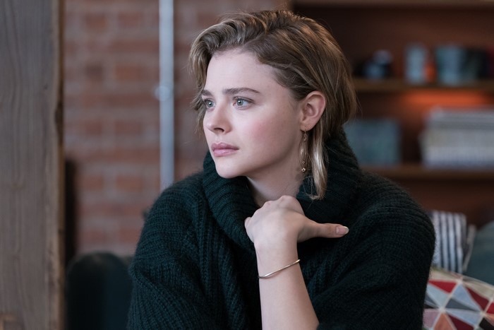 Chloe Grace Moretz in Cozy Sweater 4K Portrait