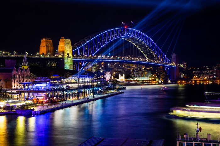 Sydney Harbour Bridge at Night