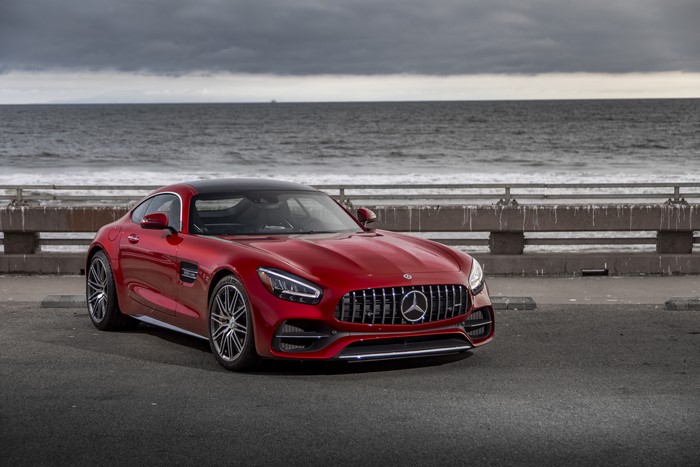 Red 2020 Mercedes-Benz AMG GT C Coupe