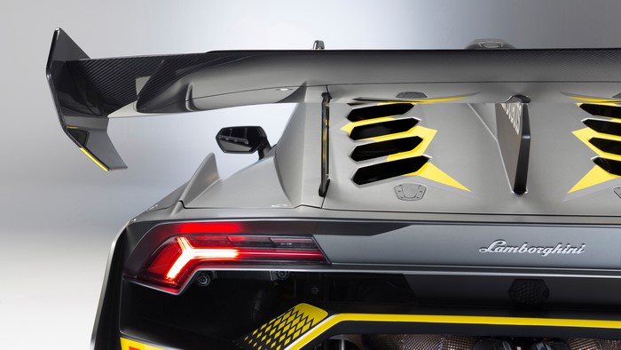Lamborghini Huracan Super Trofeo Evo rear view