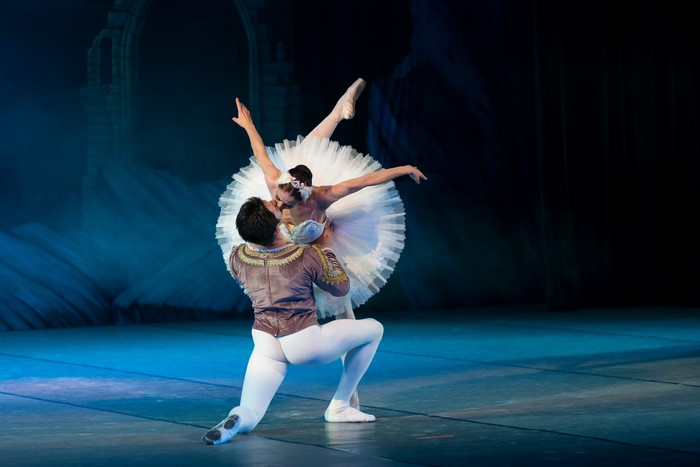 Ballet dancers performing Swan Lake