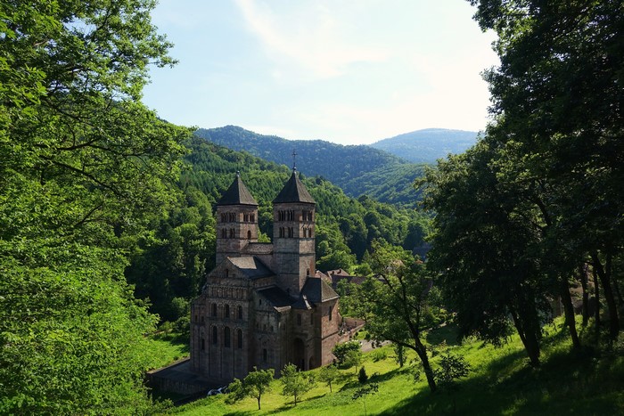Murbach Abbey Monastery in France