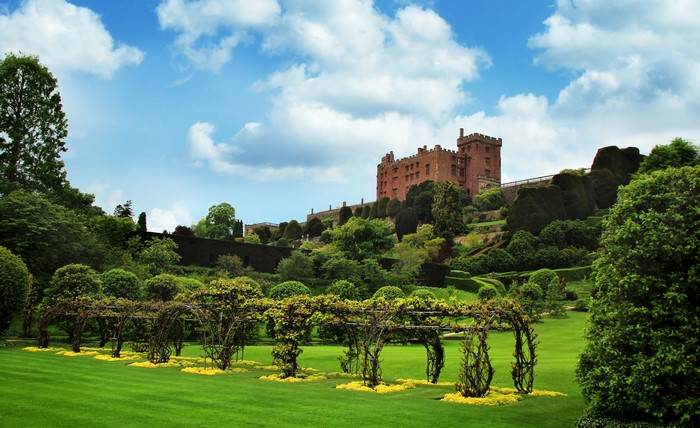 Powis Castle and Gardens in Wales