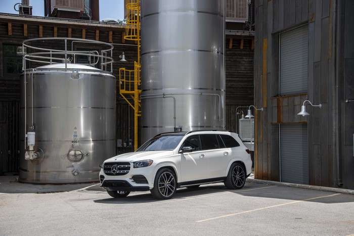 White 2020 Mercedes-Benz GLS 580 4MATIC AMG Line