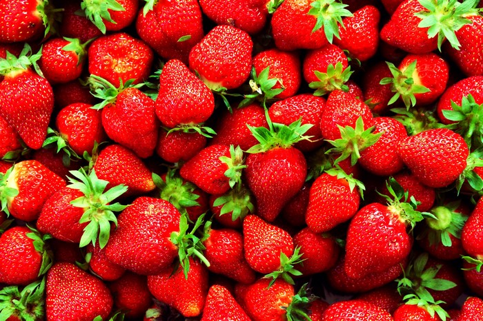 Strawberry Texture Closeup