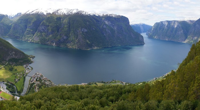 4K Sognefjord, Norway Mountains and Forests
