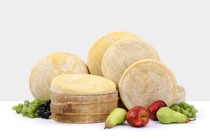 Assortment of Cheeses with Fruits
