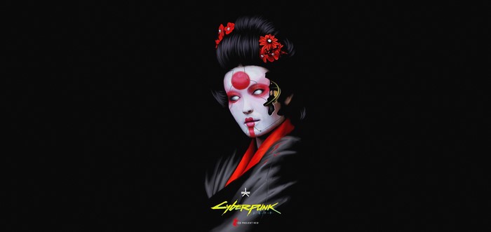 Geisha Robot from Cyberpunk 2077 by Tobias Kropp
