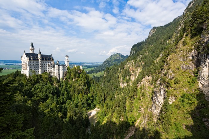 Neuschwanstein Castle in Bavaria, Germany