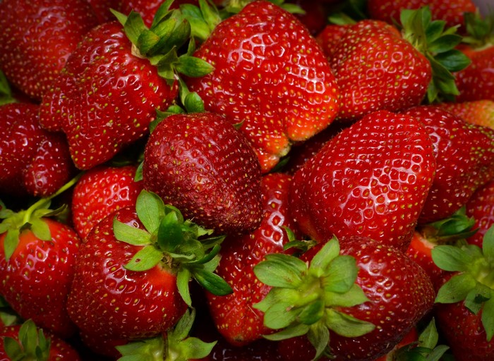 Close-up of fresh strawberries