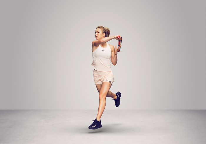 Elina Svitolina playing tennis