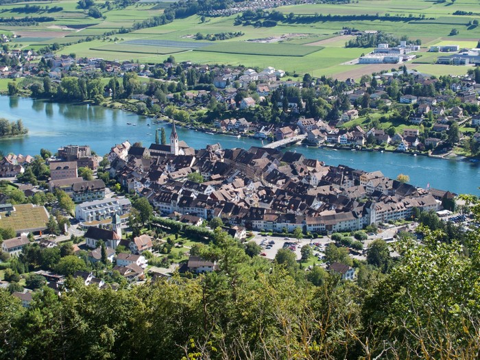 Stein am Rhein on the Rhine River, Switzerland