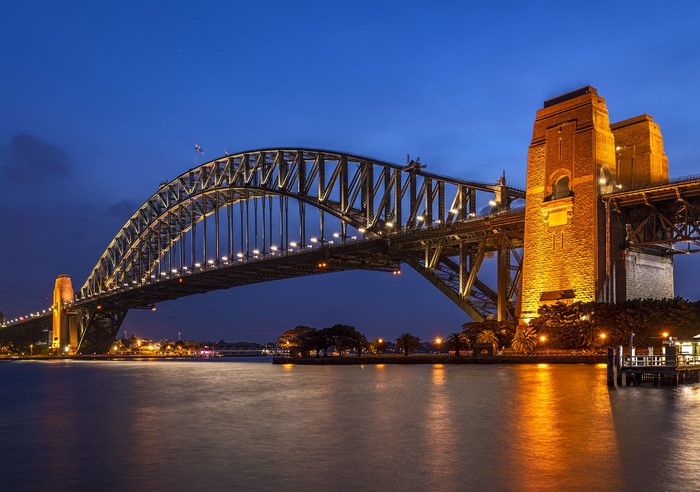 Sydney Harbour Bridge at Dusk