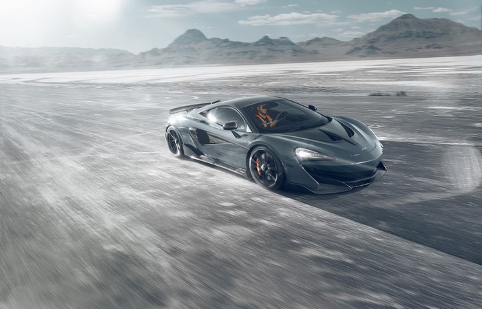 4K Novitec 600LT McLaren on Salt Flats