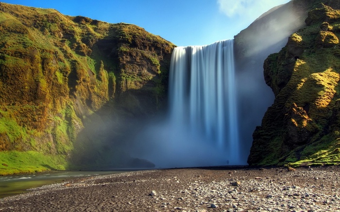 Skogafoss waterfall in Iceland