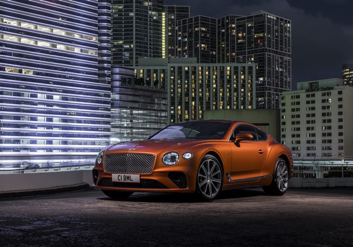 Bentley Continental GT in Orange
