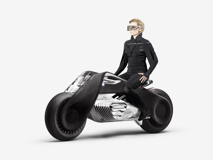BMW Motorrad VISION NEXT 100 with Rider