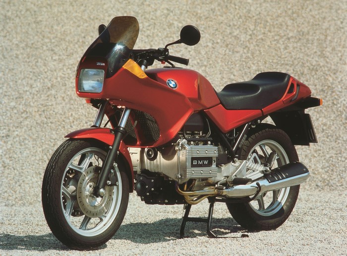 Red BMW K 75 S Motorcycle