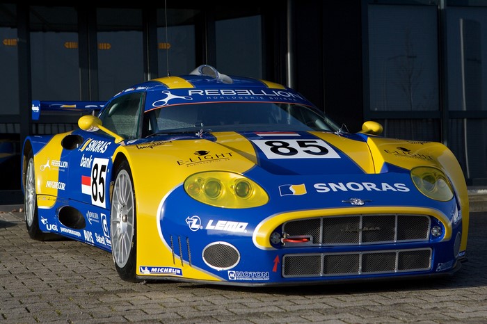 Spyker C8 Laviolette GT2R race car with number 85