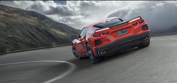 2020 Chevrolet Corvette C8 Stingray rear view