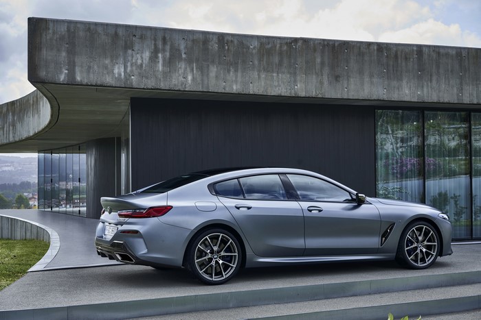 BMW 8 Series Gran Coupe 2019 Silver Color
