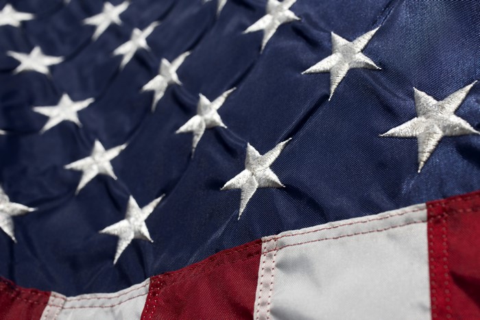 USA Flag Closeup