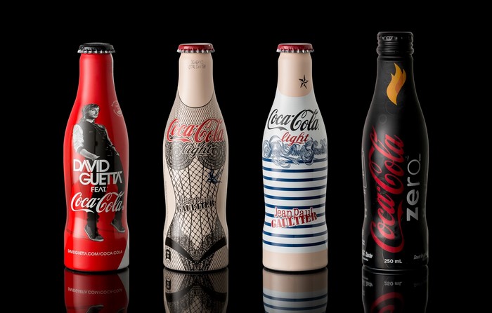 Coca-Cola Bottles Featuring David Guetta and Jean Paul Gaultier Designs