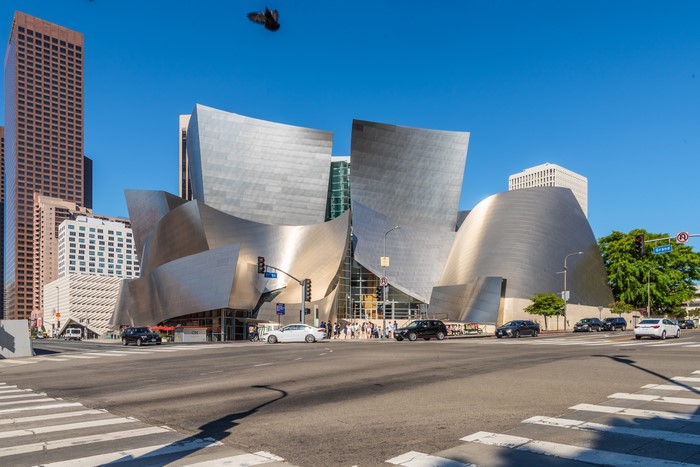 Walt Disney Concert Hall in Los Angeles, California
