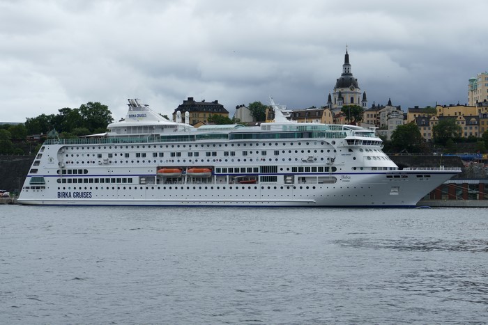 Birka Cruises cruise liner in Stockholm, Sweden