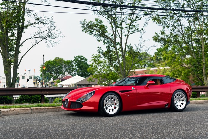 Red Alfa Romeo TZ3 Stradale Zagato