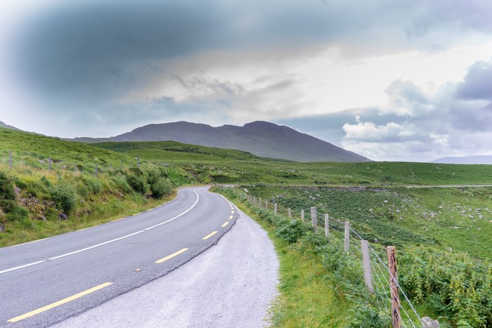 Road on the Ring of Kerry, Ireland