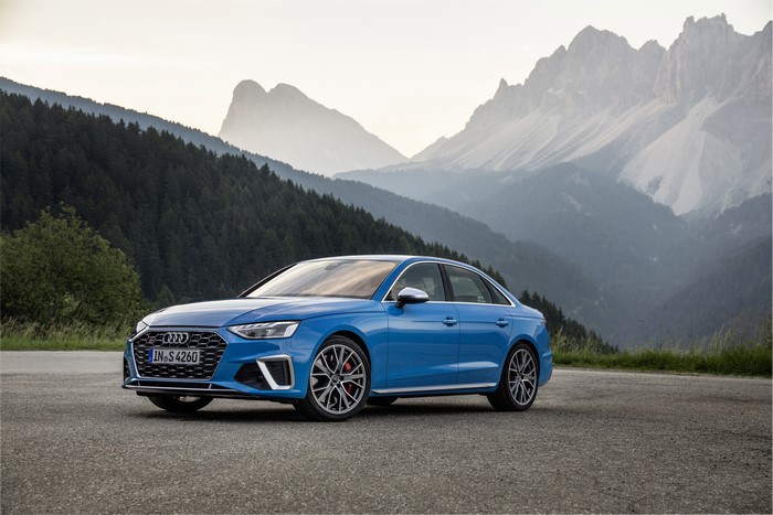 2019 Audi S4 Sedan TDI Worldwide (B9) Light Blue Metallic